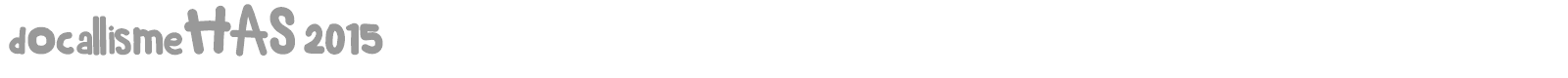 Docallisme HAS 2015 font preview